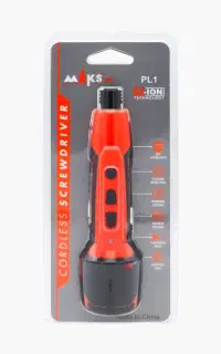 پیچ گوشتی شارژی 4/2 ولت مارک مکس maks + گارانتی