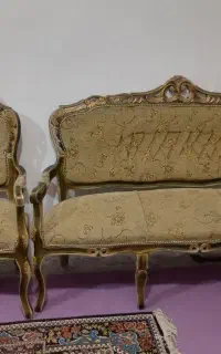 یک دست مبل نونفره سلتنتی