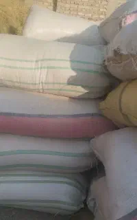 کاه سفید نرم و بیده خشک