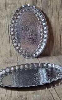 پخش عمده سینی استیل بیضی