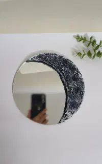 آینه و بوم دکوراتیو دست‌ساز