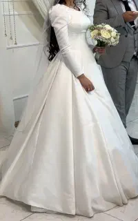 فروش لباس عروس ساتن ساده