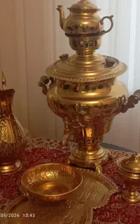 سرویس سماور با پایه