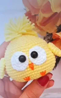 عروسک جوجه زرد