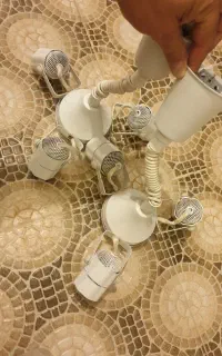 لوستر سه شعله نو