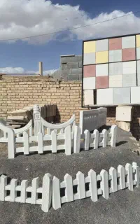 جدول باغی  دورباغچه موزاییک پلیمری اتوماتیک کف فرش