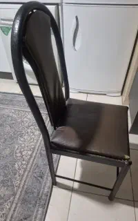 صندلی فرفورژه.  صندلی راک. ساعت ایستاده