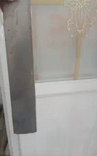 درب سرویس بهداشتی و پنجره طرحUPVC