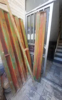 درب حیاط و چارچوب آلومنیومی