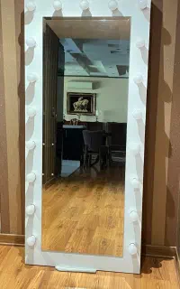 ایینه ایستاده چراغ دار بدنه ام دی اف