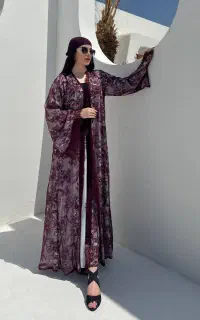 ست شال و عبا دانتل فرانسوی