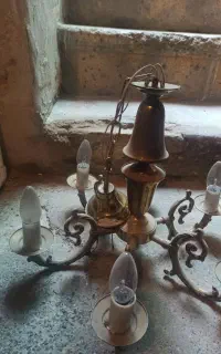 لوستر برنجی قدیمی