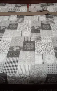 ست روتختی ۲ نفره پنبه دوزی +۲روبالشی نو
