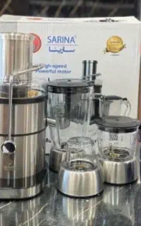 آب‌میوه‌گیری ۴ کاره تمام لمسی پایه استیل سارینا