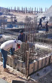 پیمانکاری قالب بندی و آرماتوربندی   اسکلت بتنی