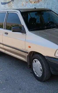 پراید 88 استثنایی کم کار بدون رنگ فروش فوری