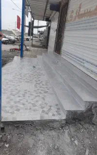 کاشی وسرامیک کاری،نما،پله