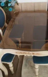 میز نهارخوری پلیمری ۴ نفره