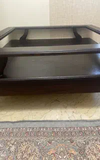 میزجلوی مبل کشودار