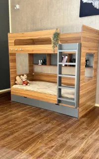 تخت دوطبقه بستا نردبامی