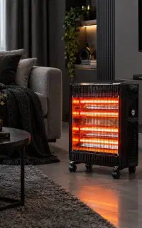 بخاری برقی 2600 وات فن دار برووات