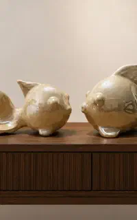 مجسمه ماهی سایز بزرگ و کوچک