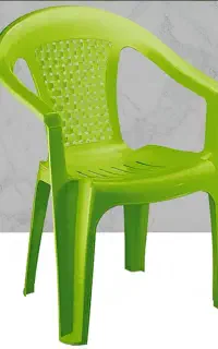 صندلی پلاستیکی حصیری دسته دار