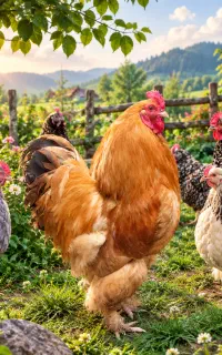 مرغ خروس محلی و زینتی