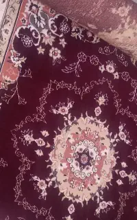 حدود ۶۰متر موکت و دو عدد فرش کناره