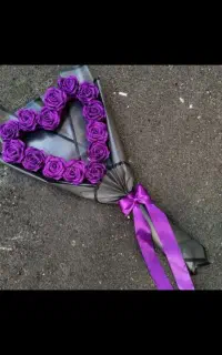 دسته گل ربانی قلبی
