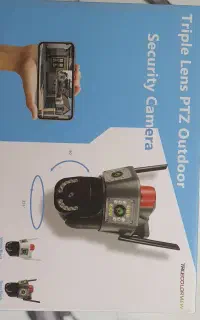 دوربین مدار بسته سه لنز
