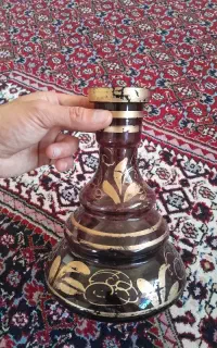 شیشه قلیان تنه ریخته