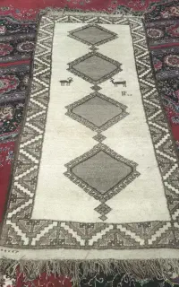 گبه دست بافت پشم خالص