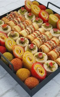 سفارش انواع فینگر فود و سینی مزه