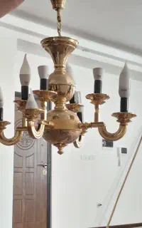 ۲ عدد لوستر برنج