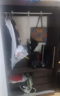 کمد لباس و کتابخانه