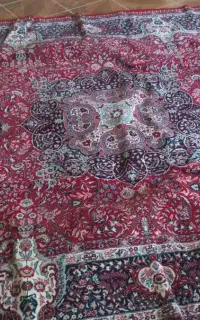 لوازم خونه یخچال دوطبقه و یسری لوازم خانه فرش