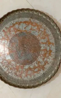 سینی مسی قدیمی عتیقه