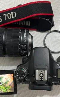 فروش کنن 70dهمراه لنز stm18-135