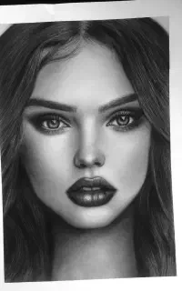 طراحی چهره سبک سیاه قلم