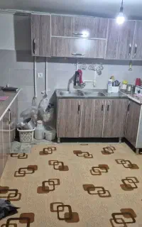 کابینت دست دو.در ام دی اف.بدنه فلز