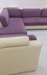 مبل ال 7 نفره همراه با میز جلو مبلی بزرگ
