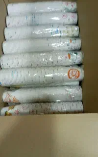 لیوان کاغذی گلاسه گرم بالا