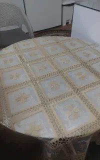 رومیزی گیپور چهار گوش