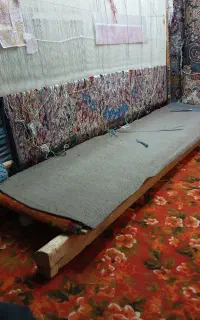 یک قالیچه ۶متری پرده نیمه کاره طرح گنبد