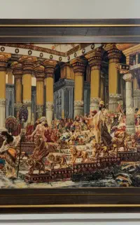 تابلو فرش قصر سلیمان