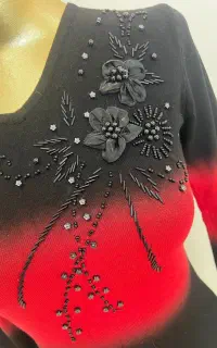 بلوز بافت تمام سنگ دوزی وارداتی