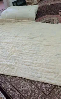 لحاف تک نفره، دونفره، تشک پشم، متقال، خام