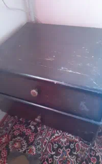 دراور چوبی دو کشو