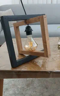 لوستر چوبی